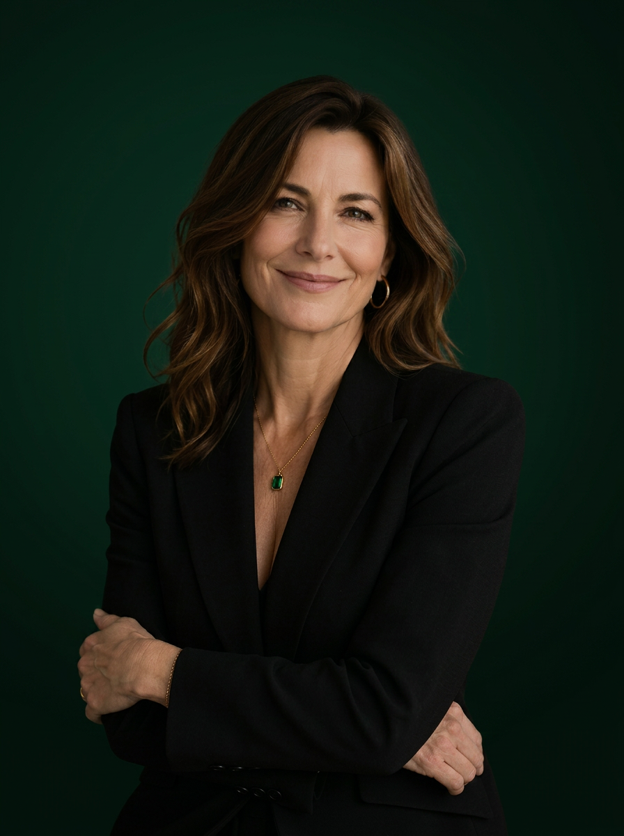 Executive woman, confident and composed